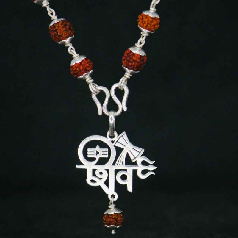 Orignal Rudraksha Mala with Shiv Pendent