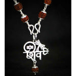 Load image into Gallery viewer, Orignal Rudraksha Mala with Shiv Pendent
