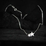 Load image into Gallery viewer, Two Star Pendent Chain
