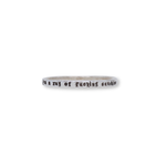 Load image into Gallery viewer, I'm A Ray Of Fucking Sunshine - Tiny Message Ring in Sterling Silver
