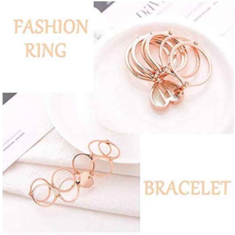 Silver (2 in 1) ring & bracelet