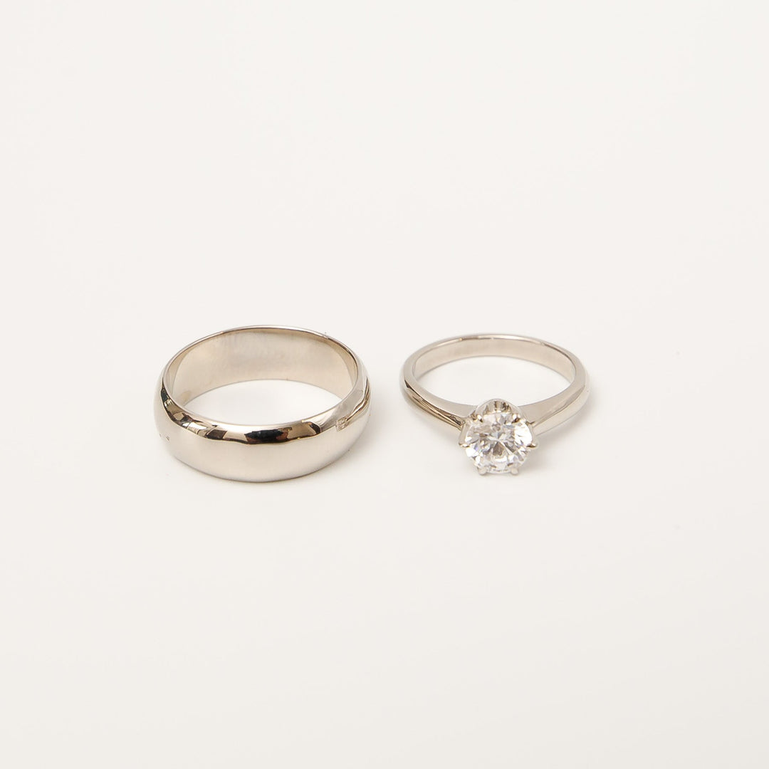Radiant Duo Couple Ring - Vidhata Jewels