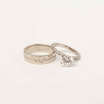 Load image into Gallery viewer, Ethereal Commitment Couple Ring
