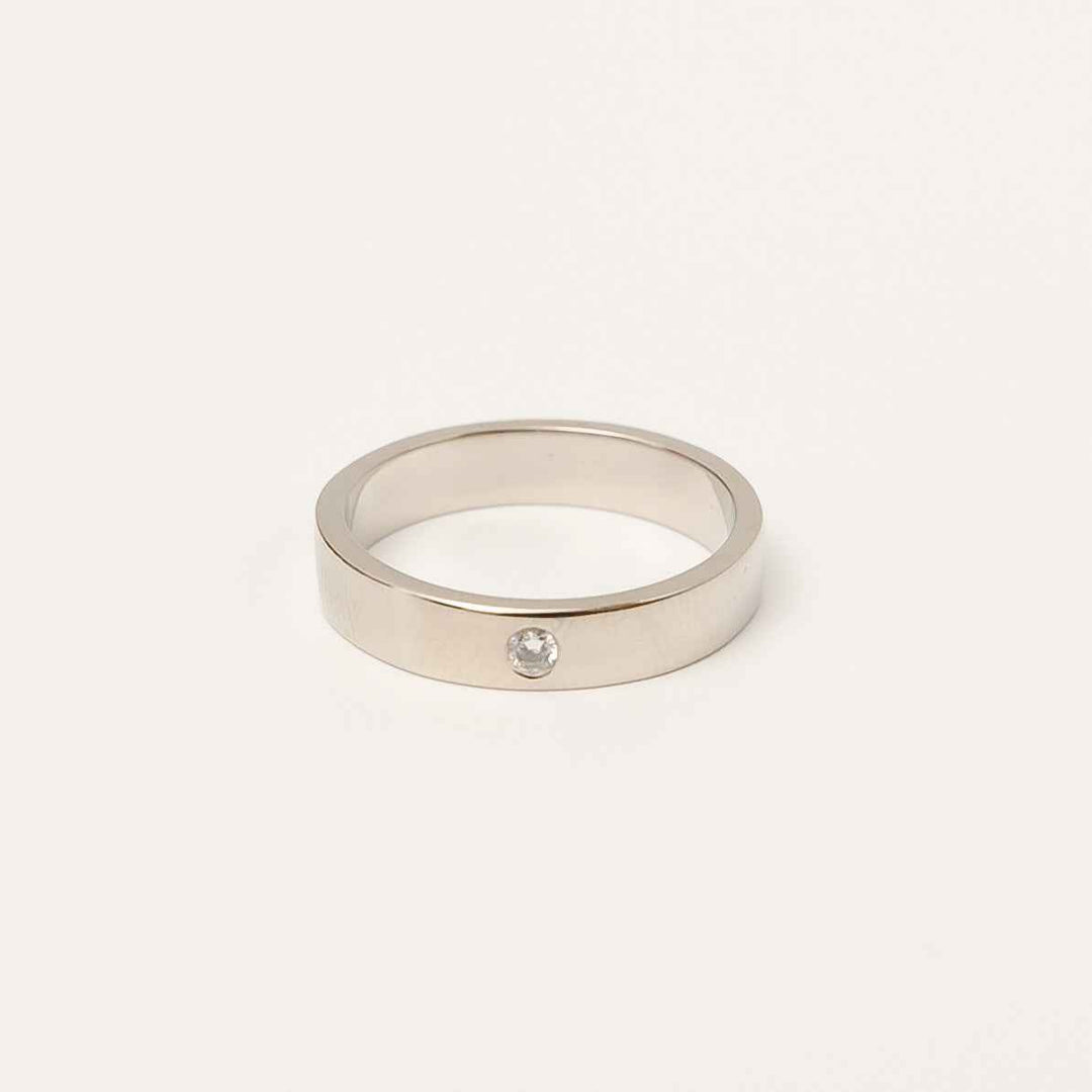 Round Diamond Solitaire Wedding Ring For Men