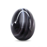 Load image into Gallery viewer, 12.9Ct Natural Black and Grey Sulemani Hakik Oval Gemstone
