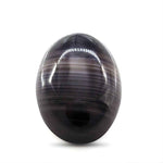 Load image into Gallery viewer, 12.8Ct Natural Black and Grey Sulemani Hakik Oval Gemstone
