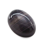 Load image into Gallery viewer, 12.8Ct Natural Black and Grey Sulemani Hakik Oval Gemstone
