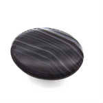 Load image into Gallery viewer, 12Ct Natural Black and Grey Sulemani Hakik Oval Gemstone

