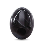 Load image into Gallery viewer, 13Ct Natural Black and Grey Sulemani Hakik Oval Gemstone

