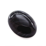 Load image into Gallery viewer, 13Ct Natural Black and Grey Sulemani Hakik Oval Gemstone
