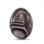 Load image into Gallery viewer, 12.5Ct Natural Black and Grey Sulemani Hakik Oval Gemstone
