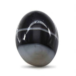 Load image into Gallery viewer, 11.8Ct Natural Black and Grey Sulemani Hakik Oval Gemstone

