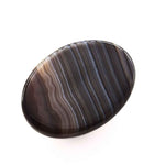 Load image into Gallery viewer, 12.3Ct Natural Black and Grey Sulemani Hakik Oval Gemstone
