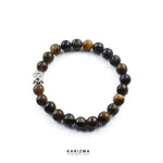 Load image into Gallery viewer, Natural Tiger Eye stones Reiki Healing Meditation and Protections Crystal Beads Bracelet for Men and Women
