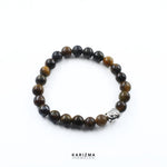 Load image into Gallery viewer, Natural Tiger Eye stones Reiki Healing Meditation and Protections Crystal Beads Bracelet for Men and Women
