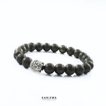 Load image into Gallery viewer, Crystal healing natural Pyrite Beads Bracelet for Men and Women
