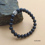 Load image into Gallery viewer, Natural Black Tourmaline Stones Reiki Healing Buddha face Bracelet for Men and Women
