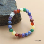 Load image into Gallery viewer, 7 Chakras Reiki Healing Meditation and Protections Crystal Beads Bracelet for Men and Women
