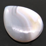 Load image into Gallery viewer, 83.1Ct Natural Picture Blue Botswana Agate Pear Cabochon Gemstone
