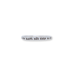 Load image into Gallery viewer, Do No Harm, But Take No Shit - Tiny Message Ring in Sterling Silver
