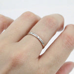 Load image into Gallery viewer, I'm Fucking Delightful - Tiny Message Ring in Sterling Silver
