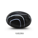 Load image into Gallery viewer, 11.9Ct Natural Black and Grey Sulemani Hakik Oval Gemstone
