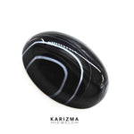 Load image into Gallery viewer, 11.9Ct Natural Black and Grey Sulemani Hakik Oval Gemstone

