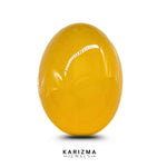 Load image into Gallery viewer, 12.2Ct Natural Yellow Agate (Hakik) Oval Gemstone
