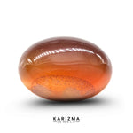 Load image into Gallery viewer, 11.7Ct Natural Orange Agate (Hakik) Oval Gemstone
