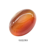 Load image into Gallery viewer, 11.7Ct Natural Orange Agate (Hakik) Oval Gemstone
