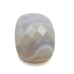 Load image into Gallery viewer, 16.3Ct Natural White Agate Cushion Checker Cut Gemstone
