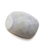 Load image into Gallery viewer, 16.3Ct Natural White Agate Cushion Checker Cut Gemstone
