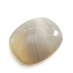 Load image into Gallery viewer, 14.2Ct Natural White Agate Cushion Checker Cut Gemstone
