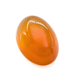 Load image into Gallery viewer, 12.4Ct Natural Orange Agate (Hakik) Oval Gemstone
