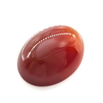 Load image into Gallery viewer, 12.7Ct Natural Orange Agate (Hakik) Oval Gemstone
