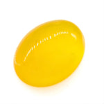 Load image into Gallery viewer, 12.9Ct Natural Yellow Agate (Hakik) Oval Gemstone
