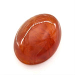 Load image into Gallery viewer, 12.4Ct Natural Orange Agate (Hakik) Oval Gemstone
