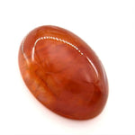 Load image into Gallery viewer, 12.4Ct Natural Orange Agate (Hakik) Oval Gemstone
