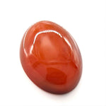 Load image into Gallery viewer, 12.3Ct Natural Orange Agate (Hakik) Oval Gemstone
