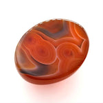 Load image into Gallery viewer, 12.3Ct Natural Orange Agate (Hakik) Oval Gemstone

