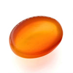 Load image into Gallery viewer, 12.5Ct Natural Orange Agate (Hakik) Oval Gemstone
