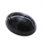 Load image into Gallery viewer, 12.5Ct Natural Black and Grey Sulemani Hakik Oval Gemstone
