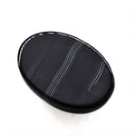 Load image into Gallery viewer, 12.5Ct Natural Black and Grey Sulemani Hakik Oval Gemstone
