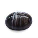 Load image into Gallery viewer, 13.3Ct Natural Black and Grey Sulemani Hakik Oval Gemstone
