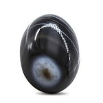 Load image into Gallery viewer, 12.2Ct Natural Black and Grey Sulemani Hakik Oval Gemstone
