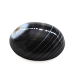 Load image into Gallery viewer, 12.2Ct Natural Black and Grey Sulemani Hakik Oval Gemstone
