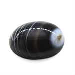 Load image into Gallery viewer, 12.2Ct Natural Black and Grey Sulemani Hakik Oval Gemstone
