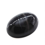 Load image into Gallery viewer, 12.4Ct Natural Black and Grey Sulemani Hakik Oval Gemstone
