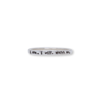Load image into Gallery viewer, I can. I will. Watch me. - Tiny Message Ring in Sterling Silver
