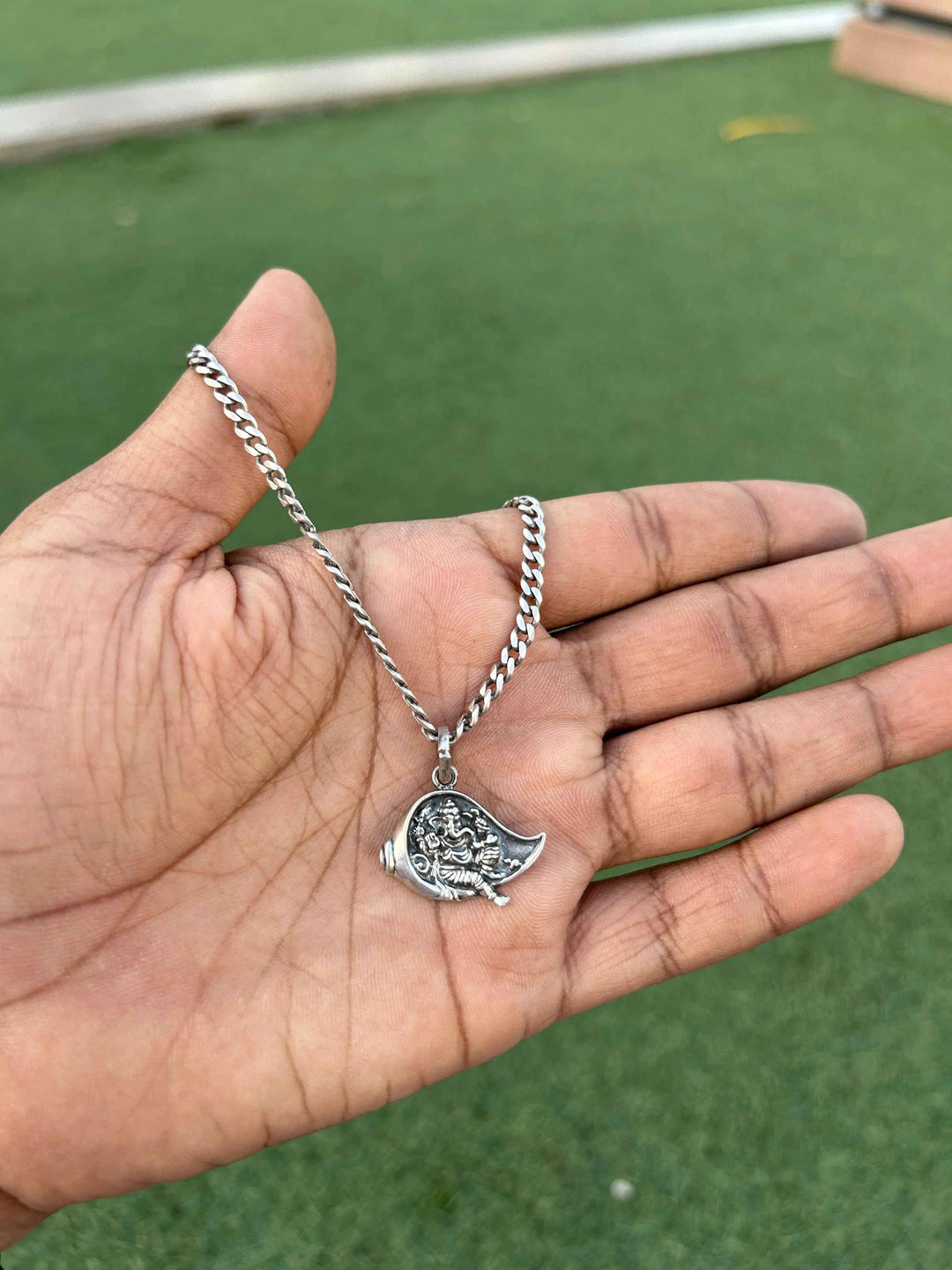 Mahaganpati 925 Ganesha Silver Pendant | Ganesh Locket | Vidhata Jewels